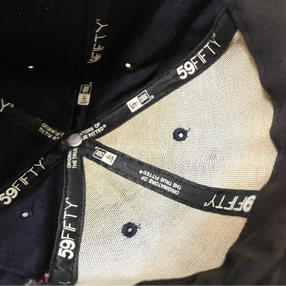 Boston Red Sox MLB Hat Cap Fitted 7 1/2 Wool New Era 59Fifty - Picture 12 of 16